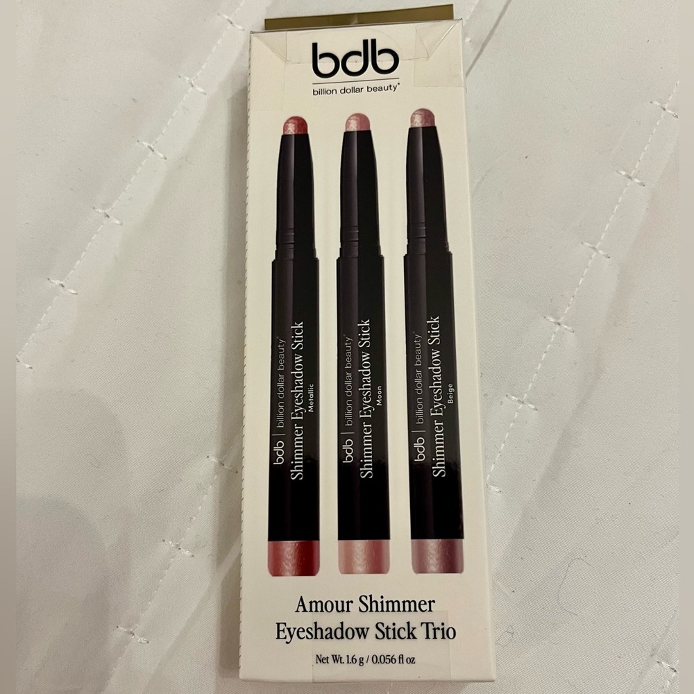 👁️Billion Dollar Beauty Amour Shimmer Eyeshadow Stick Trio -